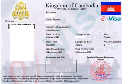 Cambodia Visa for Spanish Citizens