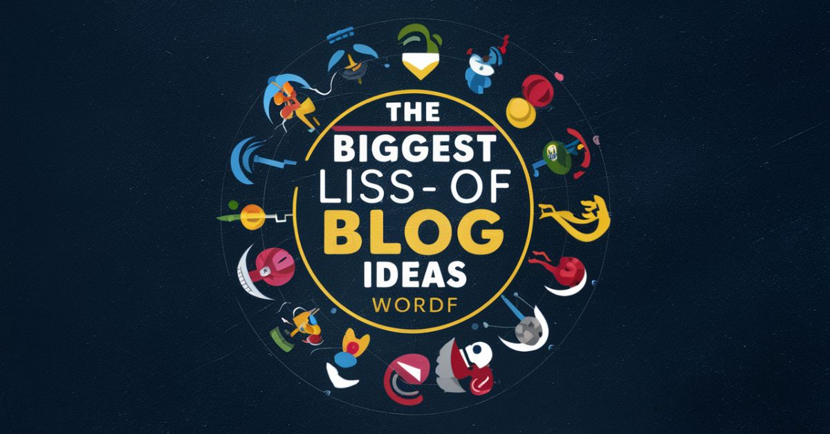 The Biggest List of Blog Post Ideas in The World