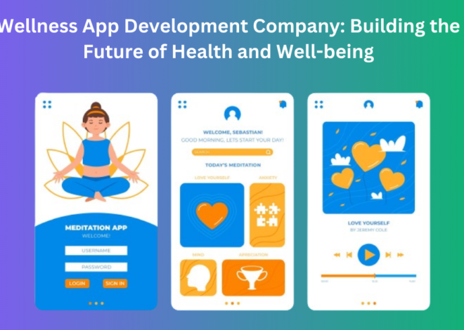 Wellness App Development Company: Building the Future of Health and Well-being